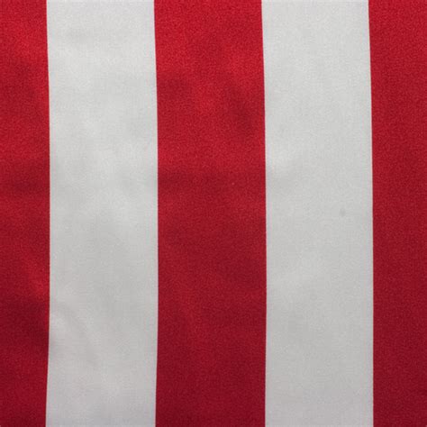 Cali Fabrics Red And White 2 Stripe Charmeuse Satin Print