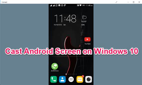 How To Cast Android Screen On Windows 10 Pc