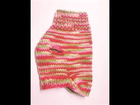 Feeling nervous about knitting a sweater? DIY KNIT DOG SWEATER STEP BY STEP 3 of 3 - YouTube