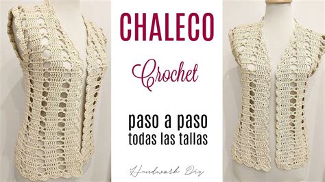 Cómo Tejer Chaleco A Crochet O Ganchillo Paso A Paso