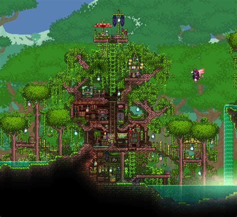 Sneak Peak On A Huge Tree Village Im Working On D Any Suggestions Of What More I Could Include