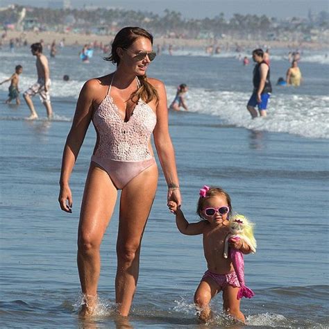 Tamara Ecclestone Shows Off Her California Tan In Racy Lace Swimsuit
