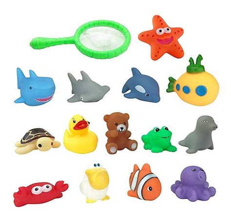 Liberty Imports Water Bath Squirties Ocean Animals Baby Toddler Toys