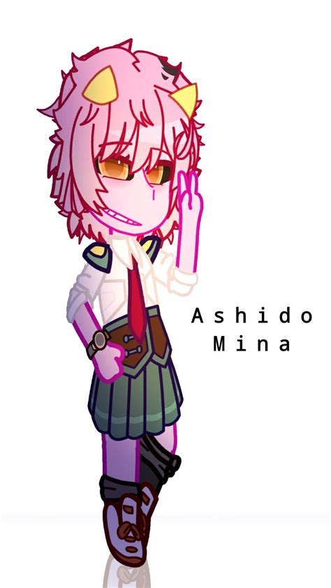 Ashido Mina Em 2022 Roupas Mangá Desenho De Poses Naruto Desenho