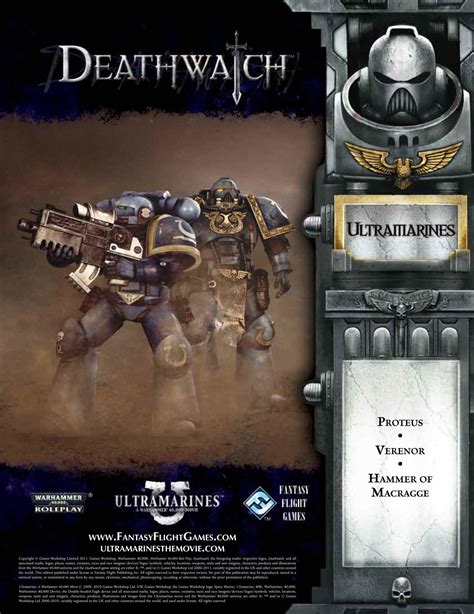 Deathwatch Ultramarines A Warhammer 40000 Movie Free