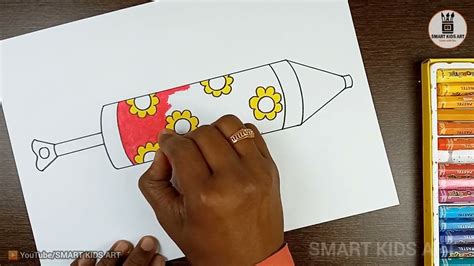 How To Draw Holi Pichkari Pichkari Drawing पिचकारी ड्राइंग Smart