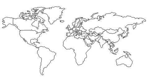 Weltkarte Zum Ausschneiden