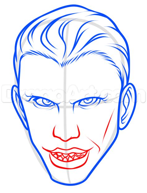 How To Draw Suicide Squad Joker Easy Step By Step Dc