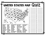 50 States And Capitals Map Quiz Printable - Printable Maps