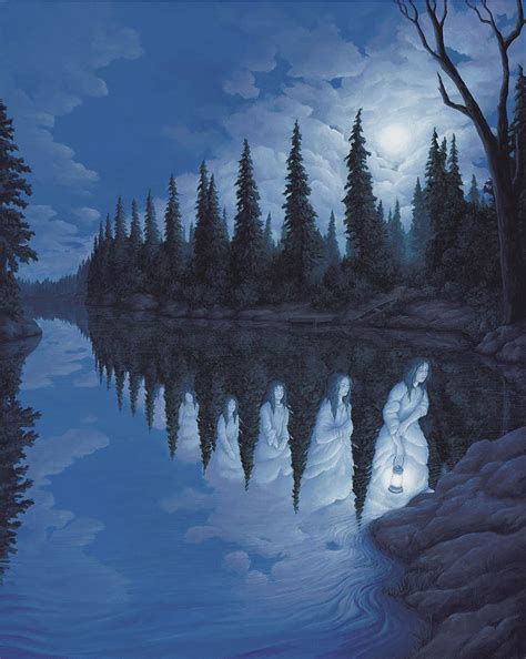 25 Mind Twisting Optical Illusion Paintings By Rob Gonsalves