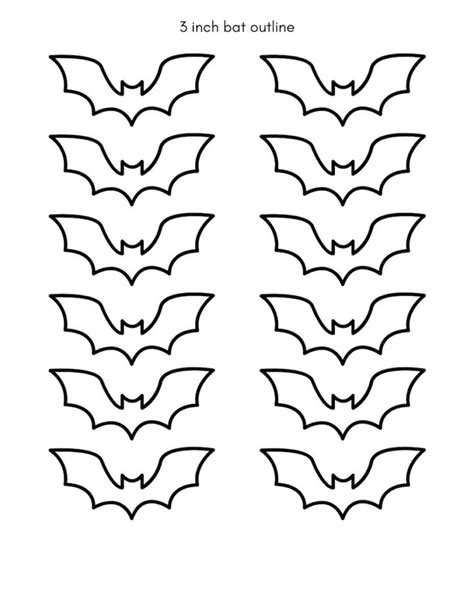 Bat Template For Halloween Crafts And Decorations Originalmom