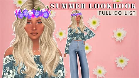 Staywithsims 25 Day Lookbook Challenge ☁ 2 Business Sims 4 Summer