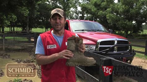 Tractor Supply S C E Schmidt Waterproof Boots Youtube