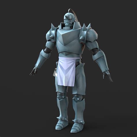 Alphonse Elric Custom Full Body Wearable Armor With Helmet 3D Etsy