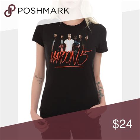 Maroon 5 Black T Shirt Black Tshirt Clothes Design Maroon