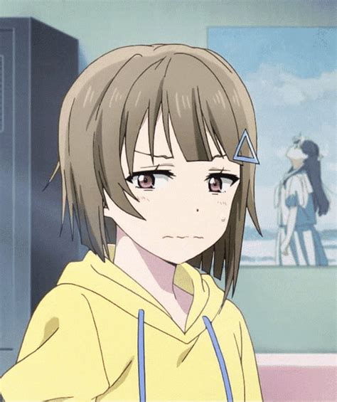 Anime Girl  Anime Girl Nervous Discover And Share S