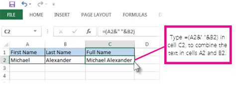 Combine Text From Two Or More Cells Into One Cell In Excel Geekexcel