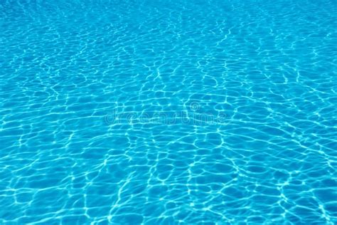 Swimming Pool Water Sun Reflection Background Ripple Water Stock Photo