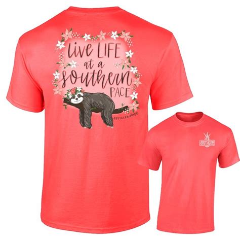 southernology® live life at a southern pace t shirt southern outfits