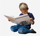 Child Sitting Png For Photoshop - Child Reading Png Transparent PNG ...