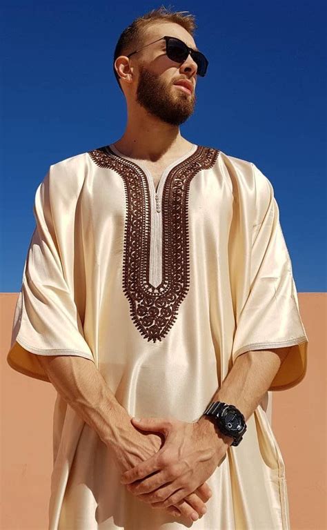 Moroccan Kaftan For Men Djellaba Moroccan Djellaba Dress Outindoor