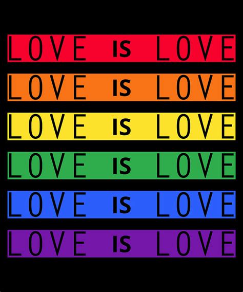Love Is Love Lgbt Pride Quote Gay Lesbian T Raglan Baseball Tee
