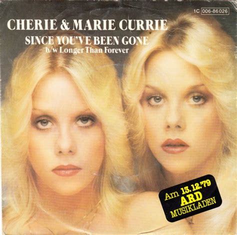 Cherie Marie Currie Since You Ve Been Gone Vinyl Discogs