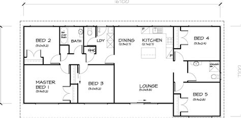 5 Bedroom Transportable Homes Floor Plans