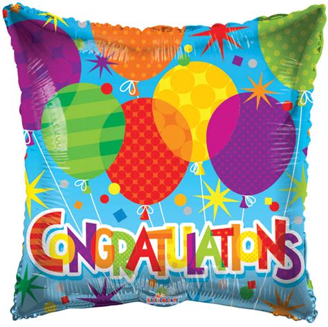 15155 18 Congratulations Balloon