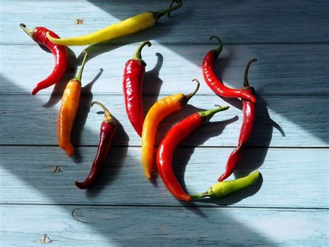 Premium Photo Multicolored Chili Peppers