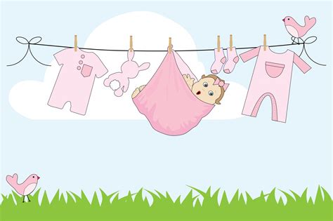 Baby Girl Clothes Line Free Stock Photo Public Domain Pictures