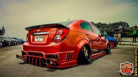 Super Sonic Heavily Customized Chevrolet Sonic Wide Body Kit Stance Style