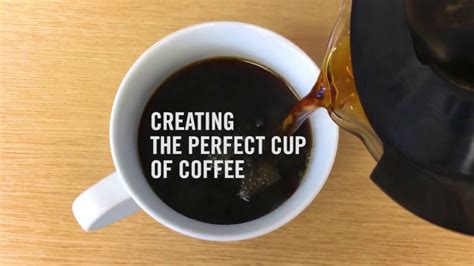 creating the perfect cup of coffee youtube