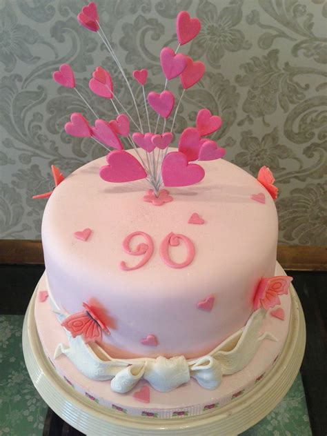Female 90th Birthday Ideas 90th Birthday Cake For My Gran Cakes