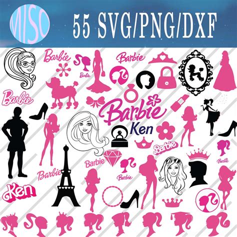 Barbie Svg Bundle Logos Barbie Designs Svg Barbie Svg Png Dxf Eps My