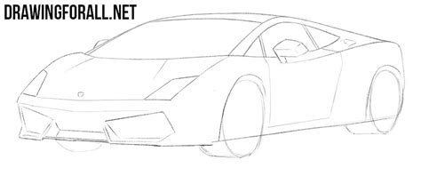 How To Draw A Lamborghini Gallardo