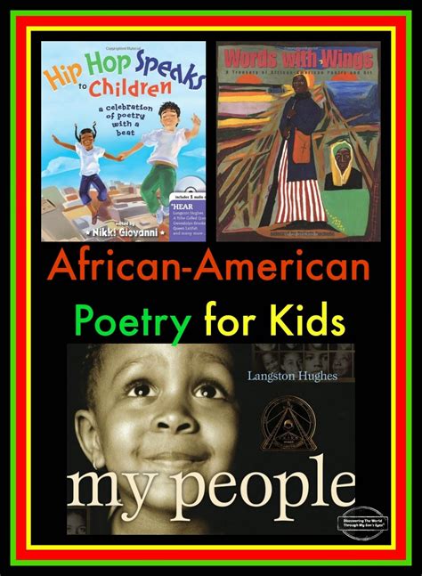 African-American Poetry for Kids ? Discovering the World Through My