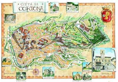 Cartina Di Cortona Mappa Turistica Cosa Vedere E Visitare Ad Arezzo