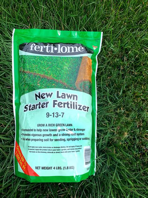 If you're using a broadcast or rotary spreader, start on the outside of the lawn and work your way in. Fertilome New Lawn Starter Fertilizer | White Oak Gardens | Cincinnati, OH