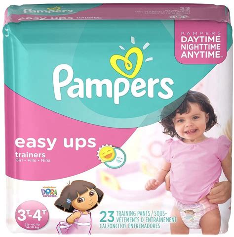 Pampers Easy Ups Diapers For Girls Jumbo Pack Size 3t 4t 23 Count