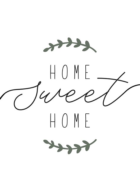 Free Printable Rustic Farmhouse Home Sweet Home Free Printable Download