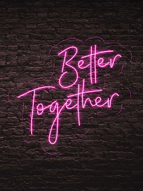 Better Together Led Neon Sign Creativedecor