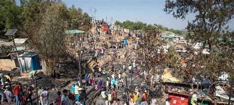Bangladesh Second Fire In A Week Tears Through Vast Rohingya Refugee