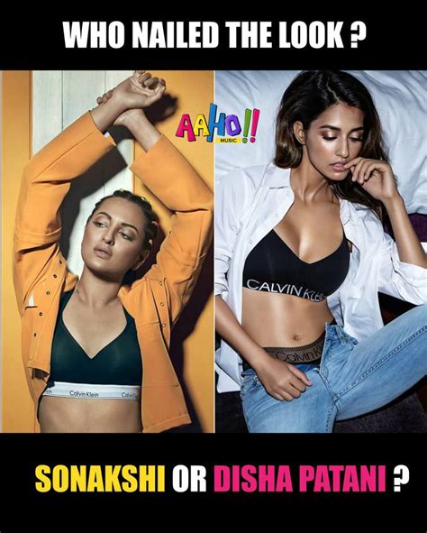 who nailed the look sonakshisinha or dishapatani follow aahomusic for more updates