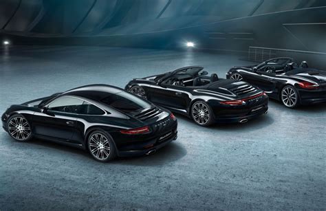 Black Edition Nueva Edición Limitada Para Los Porsche 911 Carrera Y