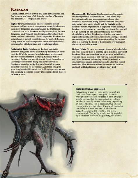 Dnd 5e Homebrew — Book Of Beautiful Horrors Monsters By Regerem