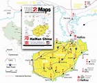 HaiNan | Map of HaiNan Island, Hainan Map with HaiKou, SanYa