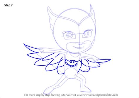 Learn How To Draw Owlette From Pj Masks Pj Masks Step By Step