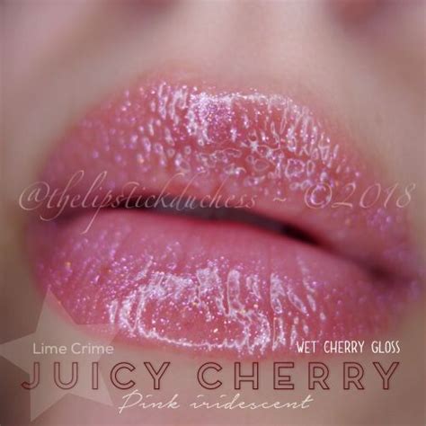 Lime Crime Juicy Cherry Wet Cherry Lipgloss Lime Lime Crime Wet