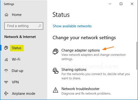 3 Ways To Open Network Connections In Windows 10 Password Recovery